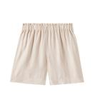 Льняные бермуды Il Gufo, бежевый - фото