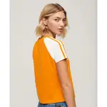 Футболка Superdry Essential Logo Slub Retro, оранжевый - фото 2