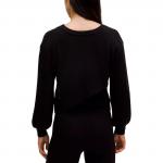 Реверсивный кроссовер свитер женский Lululemon, черный - фото 8