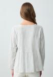 Блуза RELAXED FIT V-NECK LONG SLEEVE PATTERNED Jimmy Key, кремовый - фото 3
