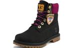 Кроссовки heritage 6 inch waterproof boots 'black nubuck with pink' Timberland, черный - фото 3