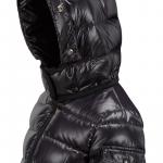 Пуховик черный детский Moncler - фото 4