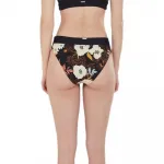 Низ бикини Fundango Sahara Mid Waist Full, черный - фото 2