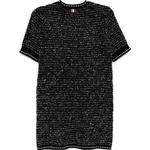 Твидовое мини-платье THOM BROWNE, черный - фото 3