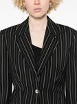 Vivienne Westwood пиджак в полоску, черный - фото 5