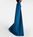 Платье из крепа с накидкой Cinza Safiyaa, Poseidon - фото 6