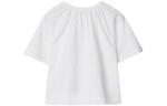 Футболка Burberry Kids с короткими рукавами, белый - фото 2