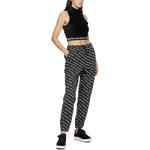 Alexander Wang Джинсы с принтом логотипа зауженные Black/White - фото 6