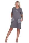 Ночная рубашка NORMANN, серый - фото 4