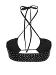 Топ бикини со стразами Forte Forte, черный - фото 2