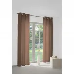 Штора SUNBONE, люверсы, 1 шт. Wirth, коричневый - фото