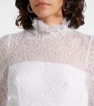 Свадебное платье из кружева Costarellos, Off White - фото 4