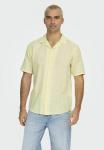 Рубашка ONSCAIDEN LIFE SOLID RESORT Only & Sons, желтый - фото