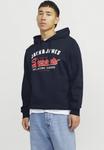 Худи Jack & Jones LOGO, Dunkelblau/Dark Blue - фото