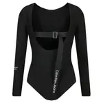 Боди стандартной формы Calvin Klein, черный - фото 4