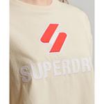 Футболка Superdry Code Sl Stacked Apq Boxy, оранжевый - фото 4