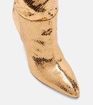 Ботфорты Elsa 100 из кожи Paris Texas, Gold - фото 5