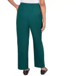 Укороченные брюки с эластичным поясом Alfred Dunner, цвет emerald - фото 2