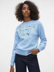Свитер VERO MODA VMAlina, Sky blue - фото 6