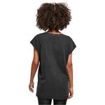 Футболка Build Your Brand Acid Washed Extended Short Sleeve Round Neck, черный - фото 2