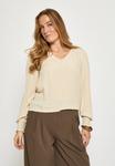 Блуза Minus ANINE V-NECK , Sand Gray/Beige - фото