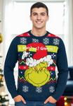 Джемпер United Labels THE GRINCH WEIHNACHTSPULLOVER WHO ME GRINCHY, Blau/Blue - фото 3