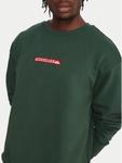 Свитшот oversize Dna EQYFT05120 Quiksilver, зеленый - фото 4