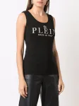 Топ с логотипом Philipp Plein, черный - фото 3