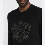 Шерстяной свитер обычного кроя John Richmond, черный - фото 4