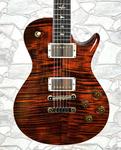 Электрогитара PRS SIngle Cut 594 10 Top Orange Tiger Hybrid Package with Hard Shell Case - фото