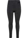 Леггинсы Hummel Hmlte Curve Seamless Mw Tights, черный - фото