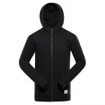 Толстовка Alpine Pro Lokk full zip, черный - фото