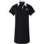 Платье с короткими рукавами женское черное Adidas - фото