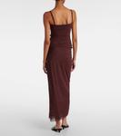 Майка-топ из сборного джерси SIR, Espresso - фото 3