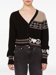 MOSCHINO JEANS кардиган Peace Love, черный - фото 2