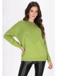 Пуловер faina, зеленый - фото 3