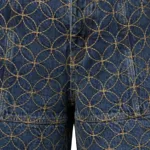 Вышитые рабочие шорты LOUIS VUITTON, синий - фото 4