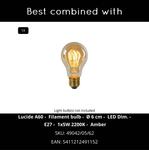 Потолочный светильник Lucide Siemon, сталь - черная - фото 6