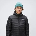 Куртка зимняя Fila Filip с капюшоном на молнии, черный - фото