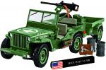 Cobi Hc Wwii 2804 Willys Mb + Trailer&M2 Gun 1510Kl блоки - фото