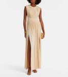 Гипнотическое плиссированное макси-платье Zimmermann, Cream - фото 2