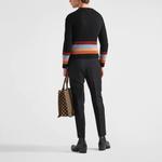 Свитер мужской черный Prada, черный - фото 3