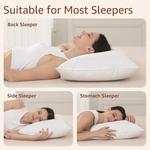 AIKOFUL Подушка Luxury Feathers Down King White - фото 3