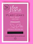 Трусики миди Love Luna Lady Leaks, черные - фото 4