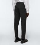 Шерстяные брюки с пряжкой Prada, черный - фото 4