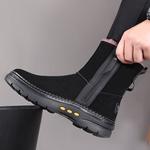 Зимние ботинки мужские черный Zuwudong - фото 8