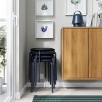 Табурет Ikea Gultarp, темно-синий - фото 2