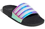 Слипоны adidas Adilette Boost Slides 'Iridescent' FZ2565, черный - фото 3