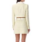 Self-portrait Приталенный жакет из букле Self portrait, Yellow - фото 4