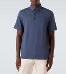 Хлопковая пике-поло Brioni, Sky Blue/Petroleum B - фото 3